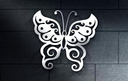 mockupschmuckschmetterling